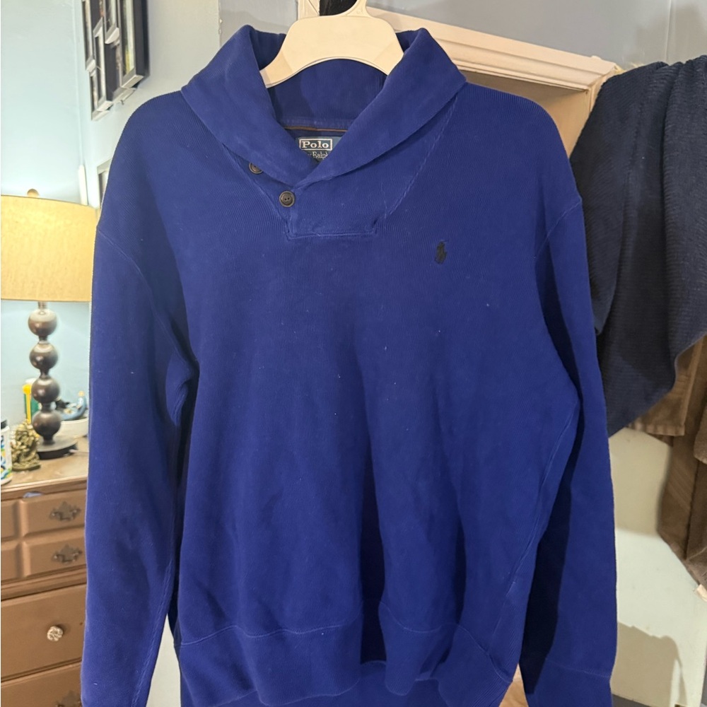 Ralph Lauren Deep Blue Cotton sweater